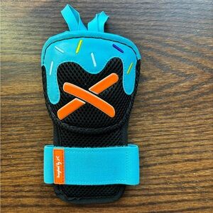 Blue and Black Protective Gear